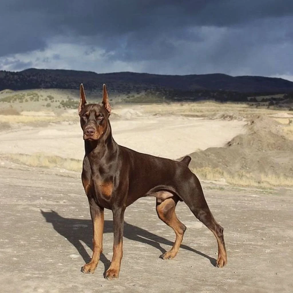 Cachorro de Doberman