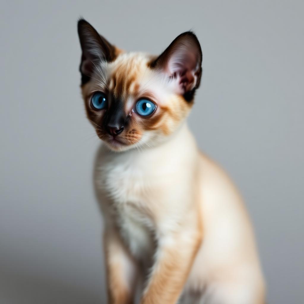 Gato de raza Siamés
